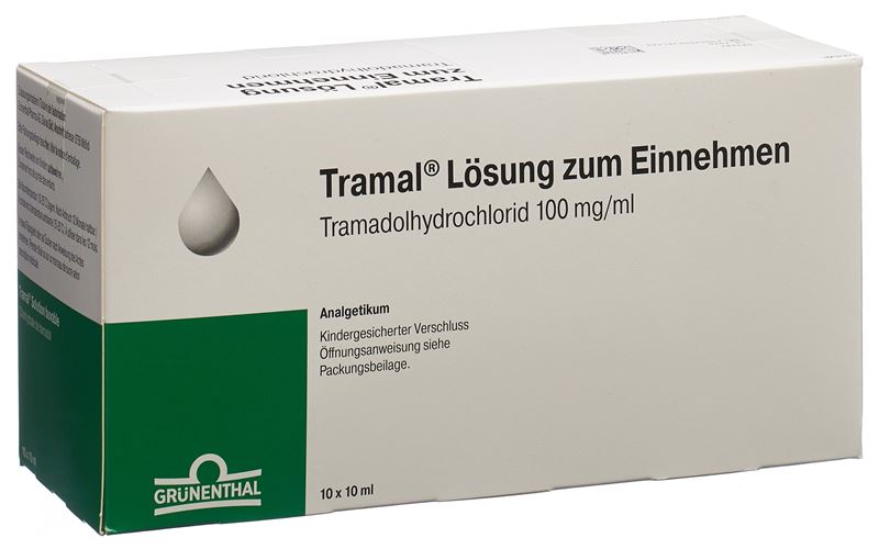 Tramal gouttes 100 mg/ml 10 fl 10 ml