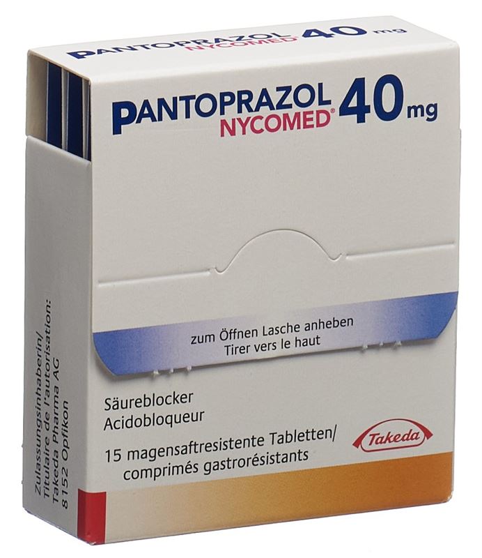 Pantoprazol Nycomed cpr pell 40 mg 15 pce Pantoprazol Nycomed cpr pell 40 mg 15 pce