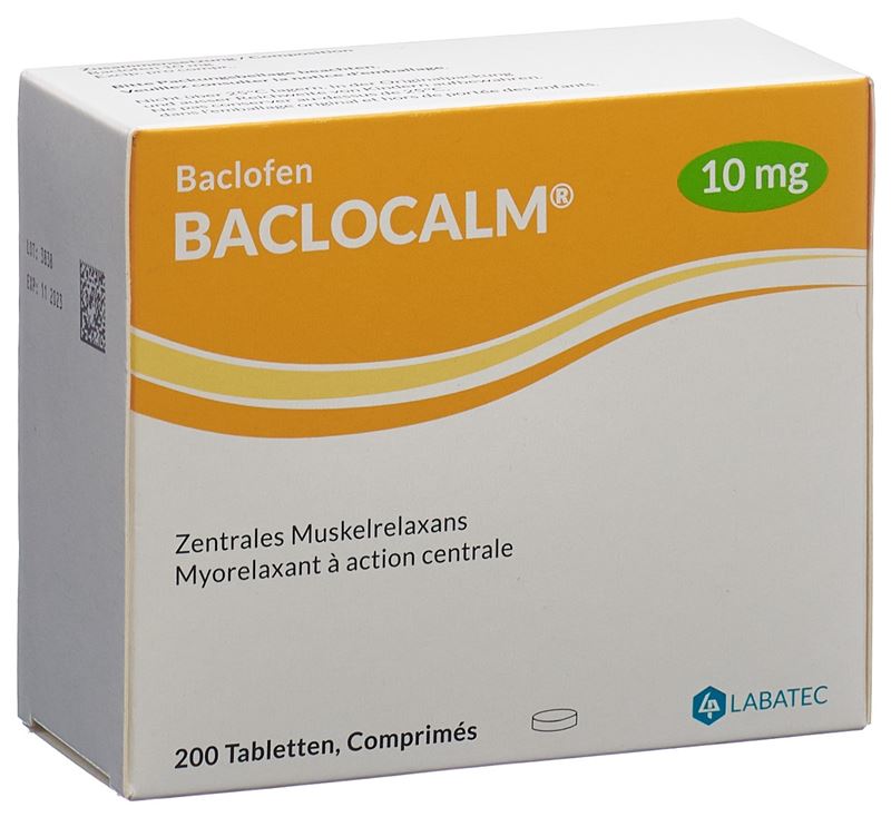 Baclocalm cpr 10 mg 200 pce Baclocalm cpr 10 mg 200 pce