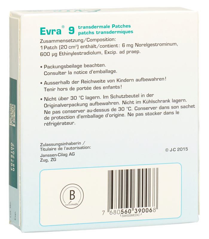 Evra patch mat 9 pce