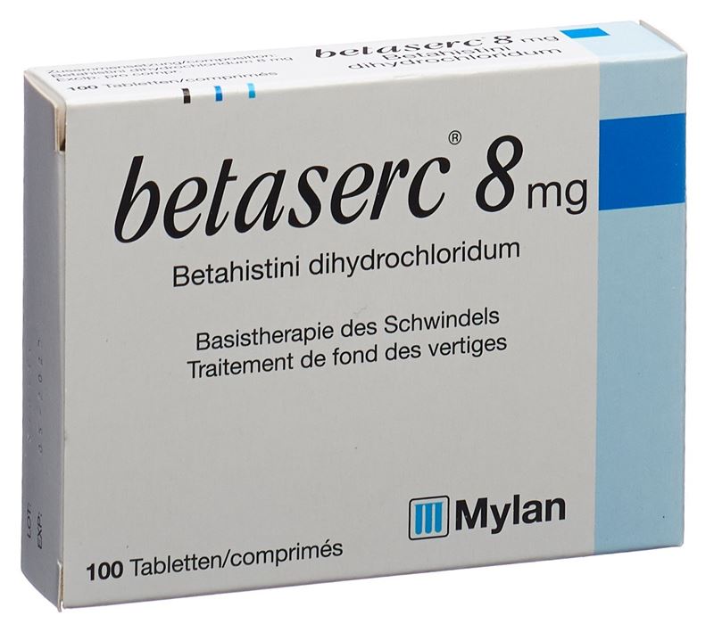 Betaserc cpr 8 mg 100 pce Betaserc cpr 8 mg 100 pce