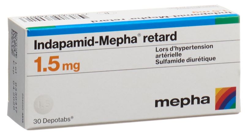 Indapamid-Mepha retard depotabs 1.5 mg 30 pce