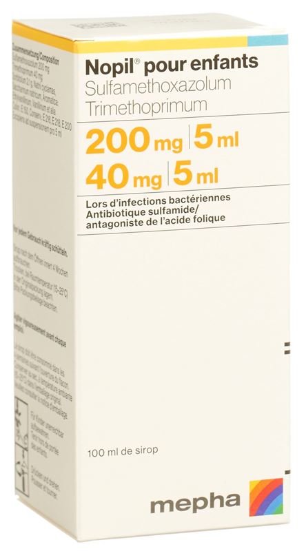 Nopil Sirup Kind 200/40mg Fl 100 ml