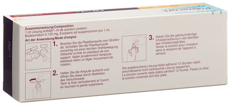 Pulmicort susp inhal 0.125 mg/ml 20 respule 2 ml Pulmicort susp inhal 0.125 mg/ml 20 respule 2 ml