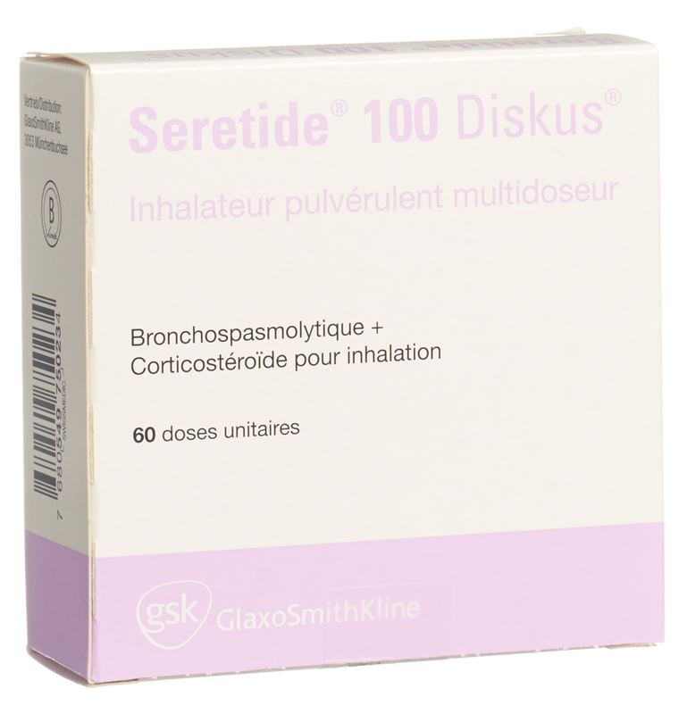 Seretide 100 Diskus Inh Plv 60 Dos Seretide 100 Diskus Inh Plv 60 Dos
