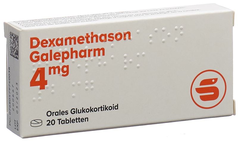 Dexaméthasone Galepharm cpr 4 mg 20 pce