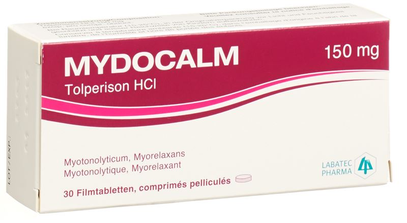 Mydocalm cpr pell 150 mg 30 pce