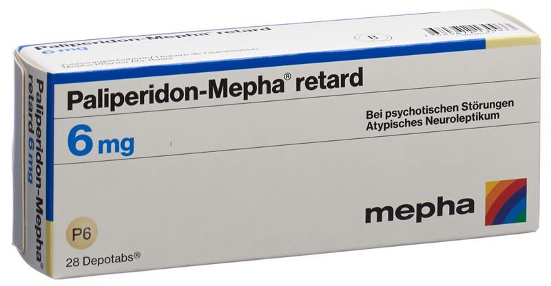 Paliperidon-Mepha retard cpr ret 6 mg 28 pce