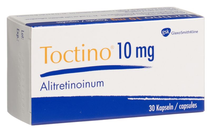 Toctino caps moll 10 mg 30 pce Toctino caps moll 10 mg 30 pce