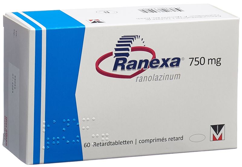 Ranexa cpr ret 750 mg 60 pce Ranexa cpr ret 750 mg 60 pce