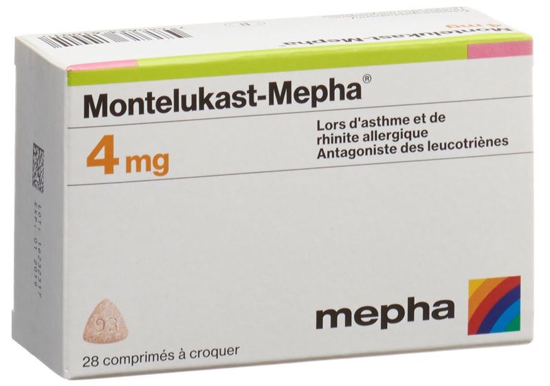 Montelukast-Mepha Kautabl 4 mg 28 Stk