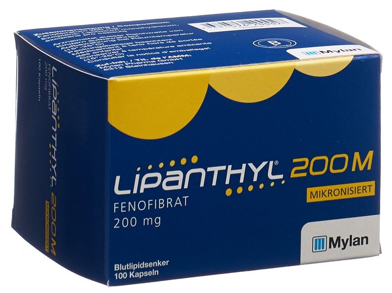 Lipanthyl 200 M caps 200 mg 100 pce