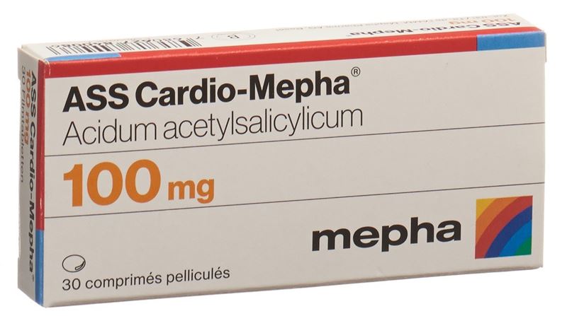 ASS Cardio-Mepha Filmtabl 100 mg 30 Stk