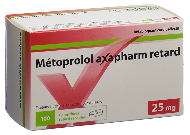 Metoprolol Axapharm Ret Tabl 25 mg 100 Stk
