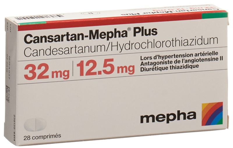 Cansartan-Mepha plus Tabl 32/12.5 28 Stk