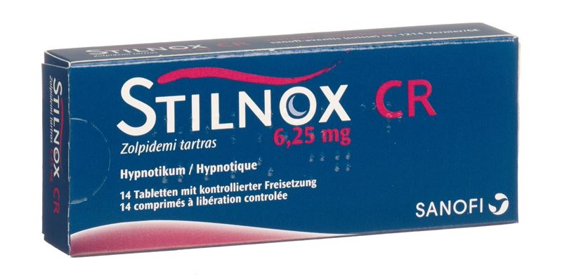 Stilnox CR cpr ret 6.25 mg 14 pce