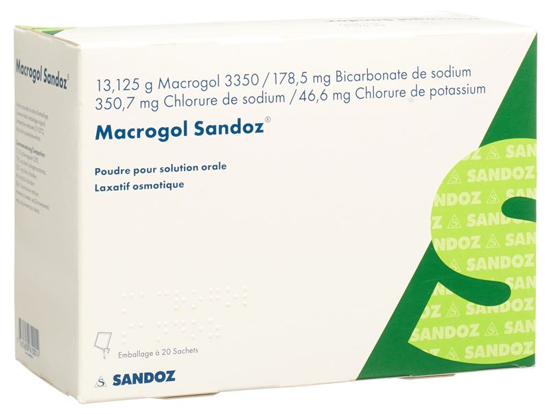 Macrogol Sandoz Plv Btl 20 Stk