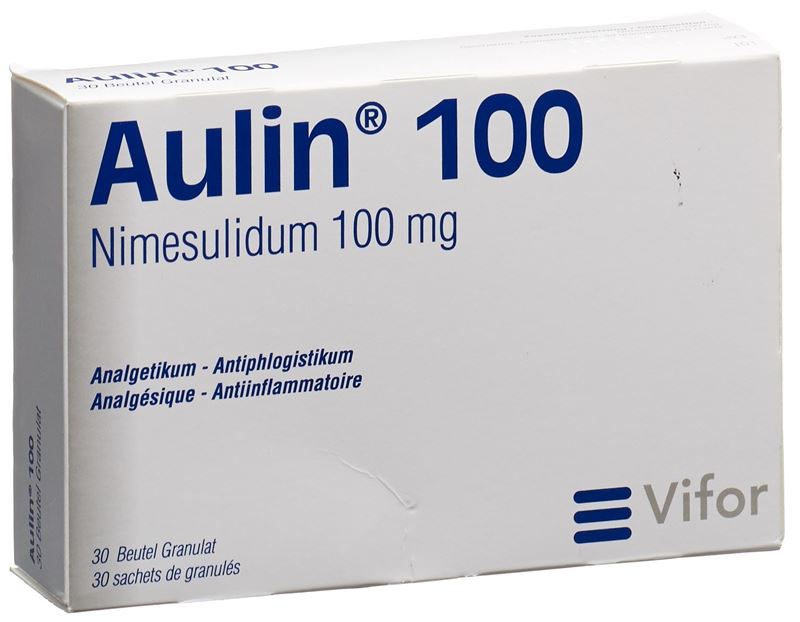 Aulin gran 100 mg sach 30 pce Aulin gran 100 mg sach 30 pce