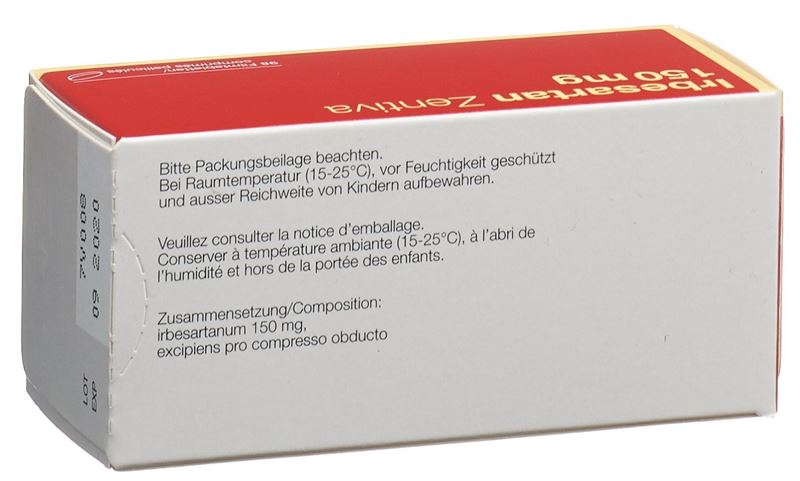 Irbesartan Zentiva cpr pell 150 mg 98 pce Irbesartan Zentiva cpr pell 150 mg 98 pce