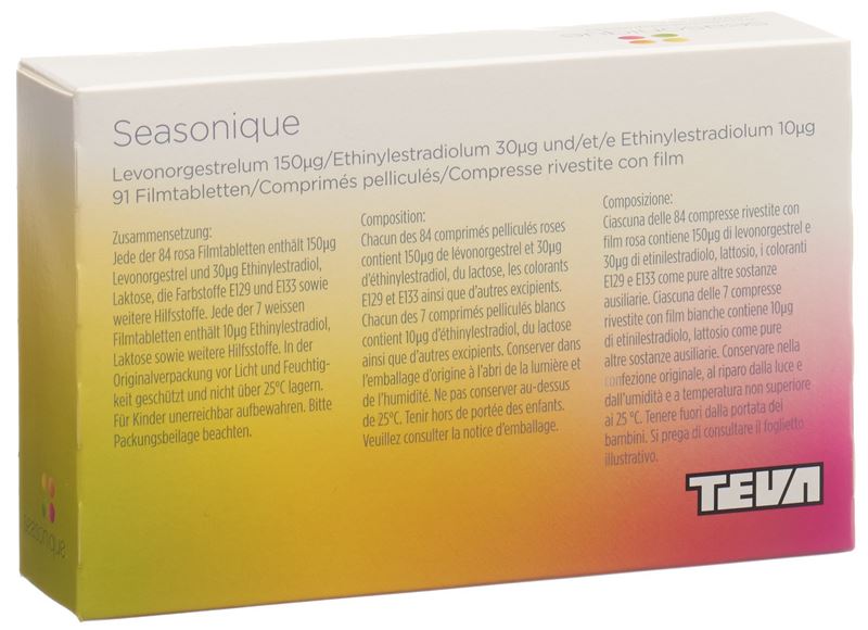 Seasonique cpr pell 91 pce Seasonique cpr pell 91 pce