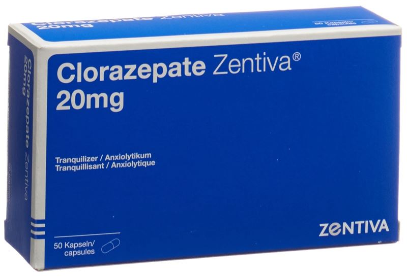 Clorazepate Zentiva Kaps 20 mg 50 Stk Clorazepate Zentiva Kaps 20 mg 50 Stk