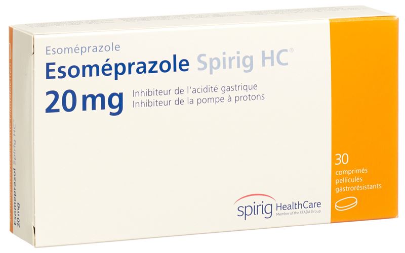 Esoméprazole Spirig HC cpr 20 mg 30 pce