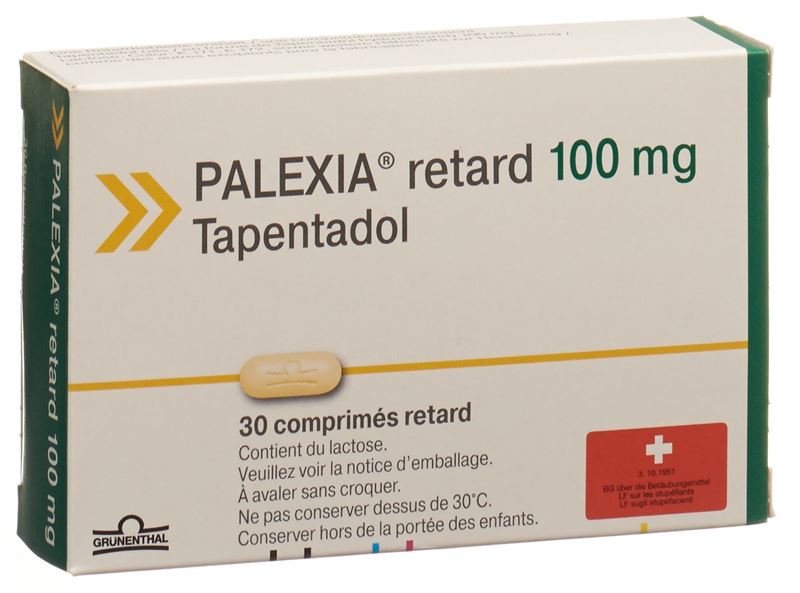 Palexia cpr ret 100 mg 30 pce