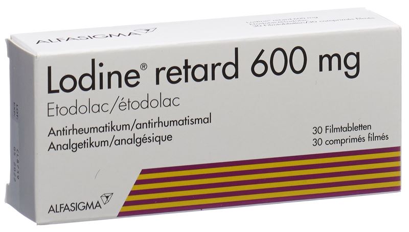 Lodine retard Ret Filmtabl 600 mg 30 Stk