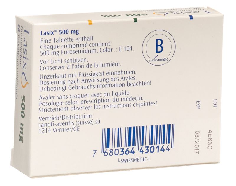 Lasix cpr 500 mg 20 pce