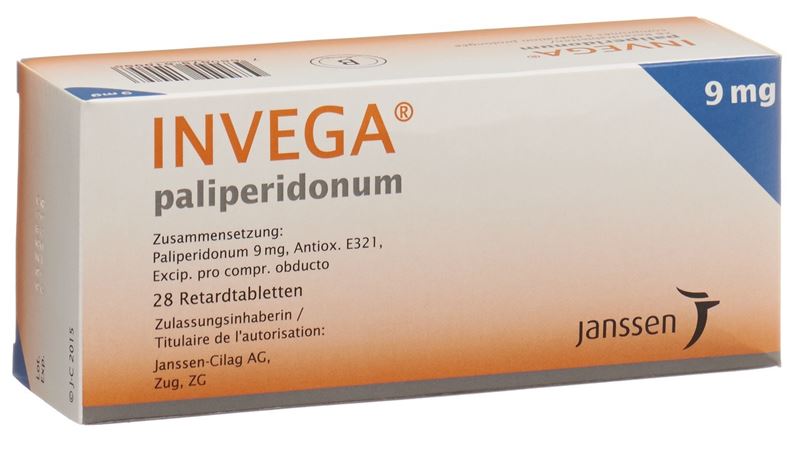 Invega cpr ret 9 mg 28 pce