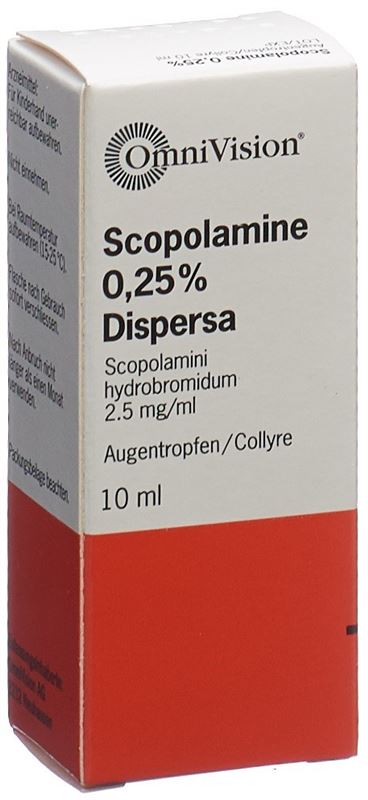 Scopolamine Dispersa Gtt Opht 0.25 % Tropffl 10 ml