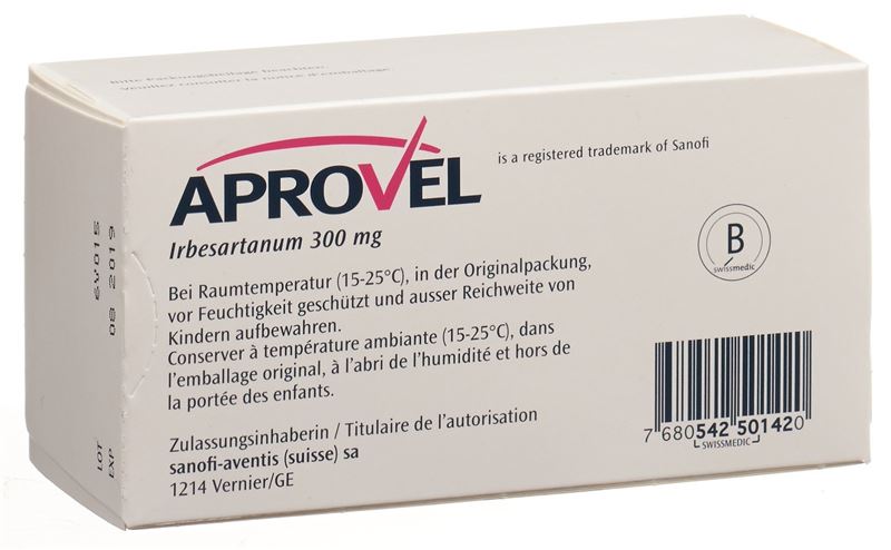 Aprovel 300 cpr pell 300 mg 98 pce