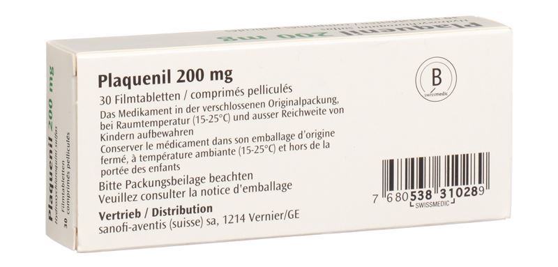 Plaquenil Filmtabl 200 mg 30 Stk