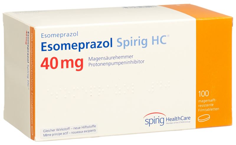 Esoméprazole Spirig HC cpr 40 mg 100 pce