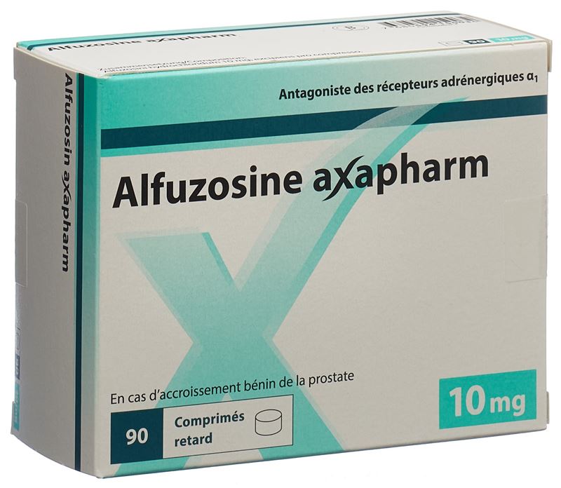 Alfuzosine axapharm cpr ret 10 mg 90 pce