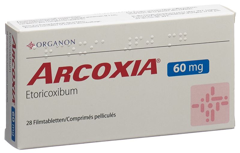 Arcoxia cpr pell 60 mg 28 pce