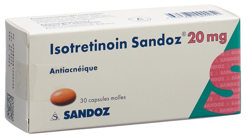 Isotretinoin Sandoz Weichkaps 20 mg 30 Stk
