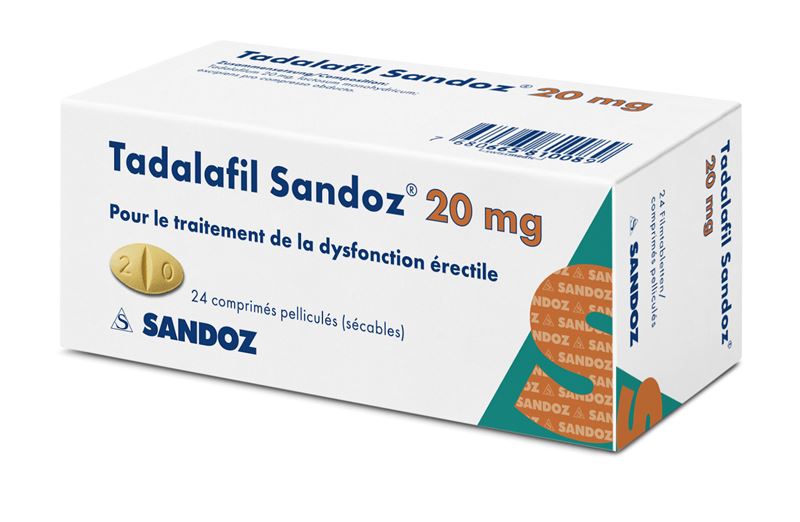 Tadalafil Sandoz Filmtabl 20 mg 24 Stk