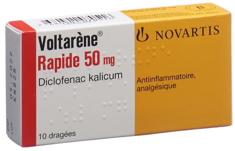 Voltarène Rapide drag 50 mg 10 pce Voltarène Rapide drag 50 mg 10 pce