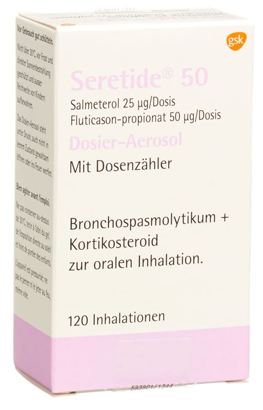 Seretide 50 Dosieraeros 120 Dos Seretide 50 Dosieraeros 120 Dos