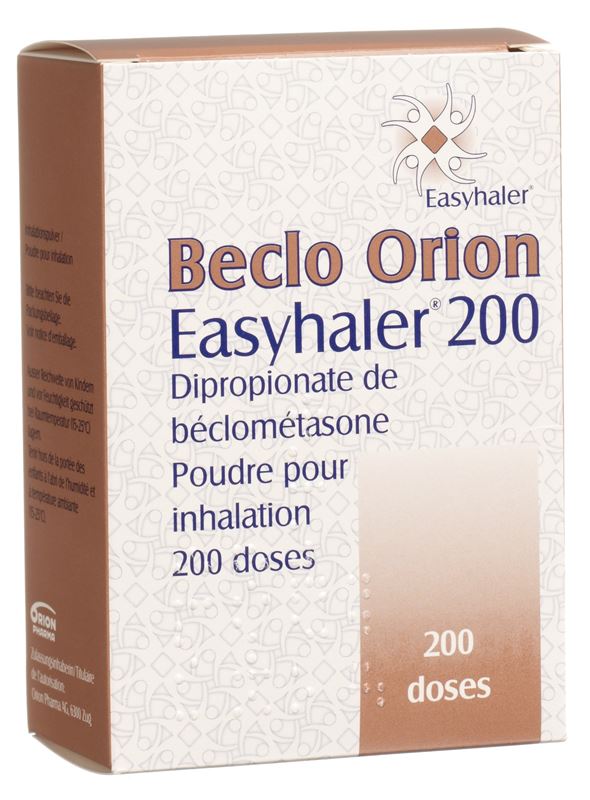 Beclo Orion Easyhaler pdr inh 200 mcg 200 dos Beclo Orion Easyhaler pdr inh 200 mcg 200 dos