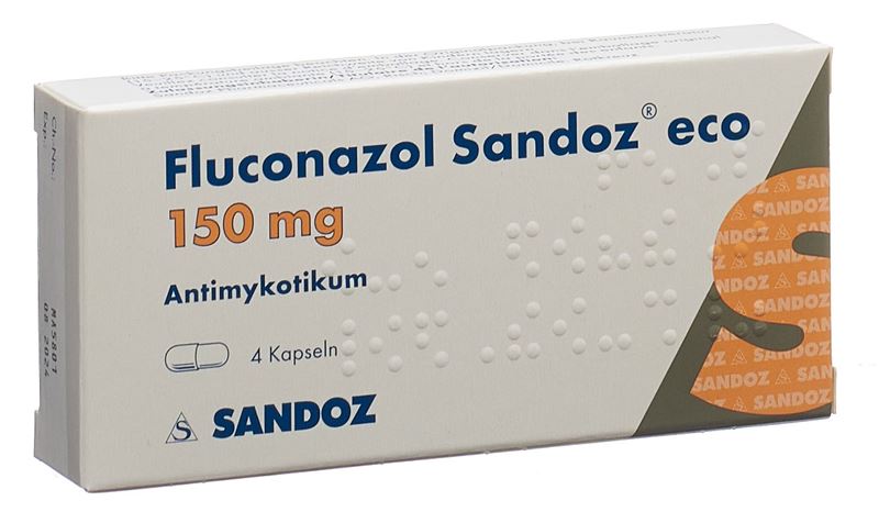 Fluconazole Sandoz eco caps 150 mg 4 pce