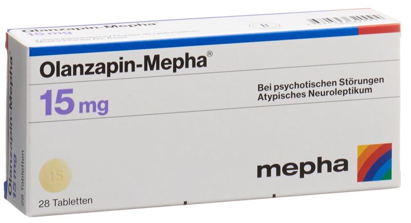 Olanzapin-Mepha Tabl 15 mg 28 Stk
