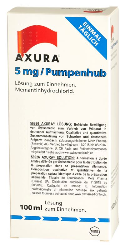 Axura sol 10 mg/g avec pompe de dosage fl 100 g