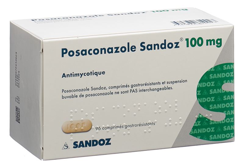 Posaconazol Sandoz Tabl 100 mg 96 Stk Posaconazol Sandoz Tabl 100 mg 96 Stk