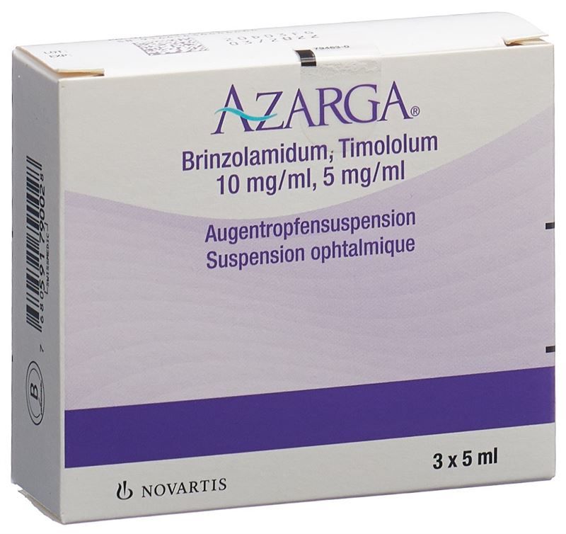 Azarga susp opht 3 fl 5 ml