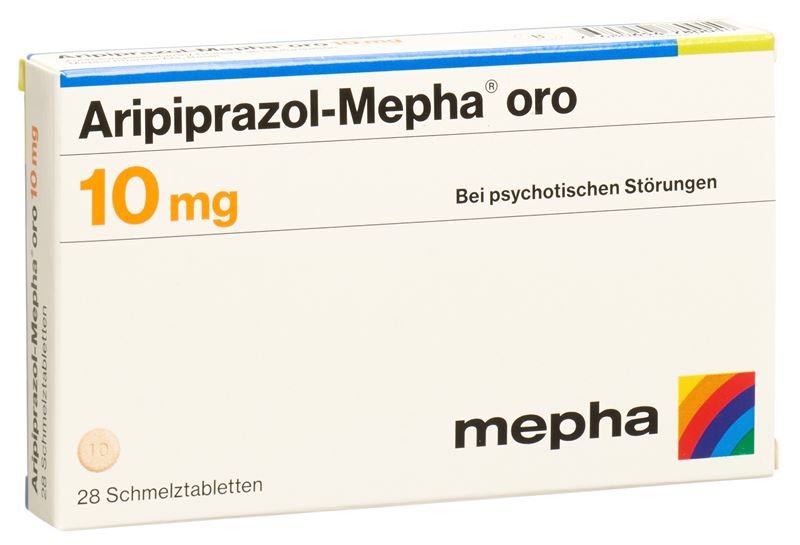 Aripiprazol-Mepha oro cpr orodisp 10 mg 28 pce