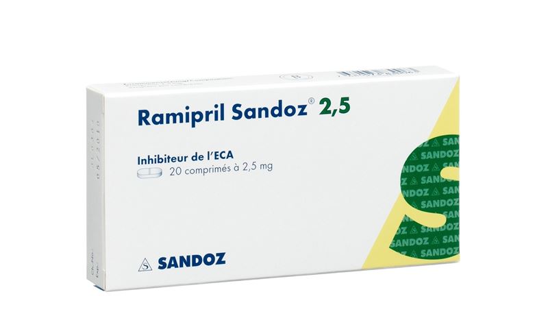 Ramipril Sandoz cpr 2.5 mg 20 pce