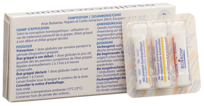 Oscillococcinum glob 6 x 1 dos Oscillococcinum glob 6 x 1 dos