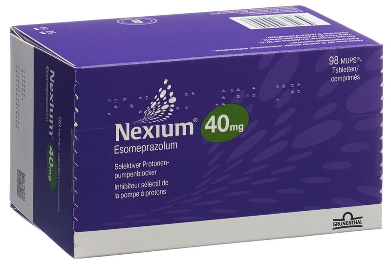 Nexium Mups cpr 40 mg 98 pce